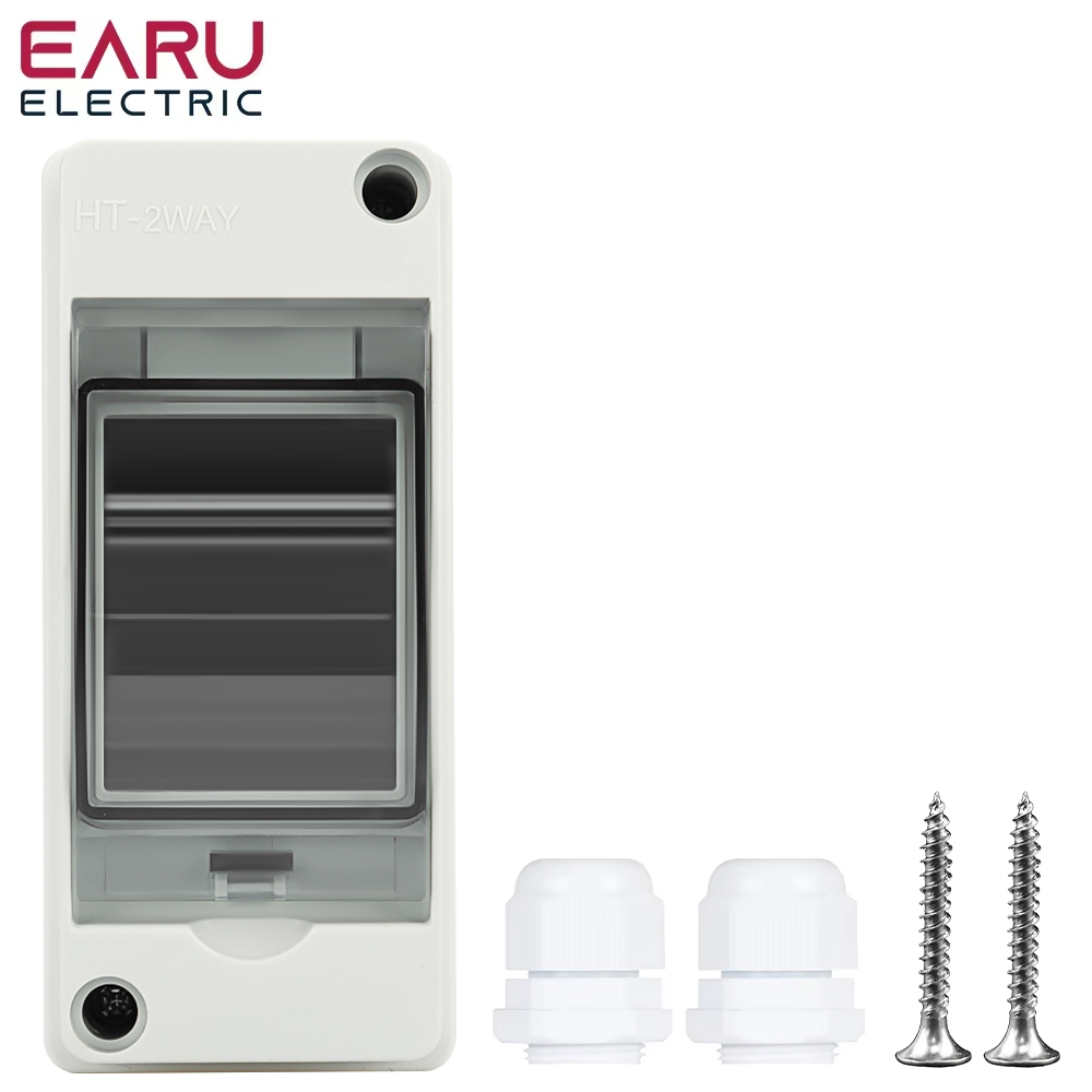 Solar Combiner Box - HT-2 IP65 Waterproof Distribution Breaker Box
