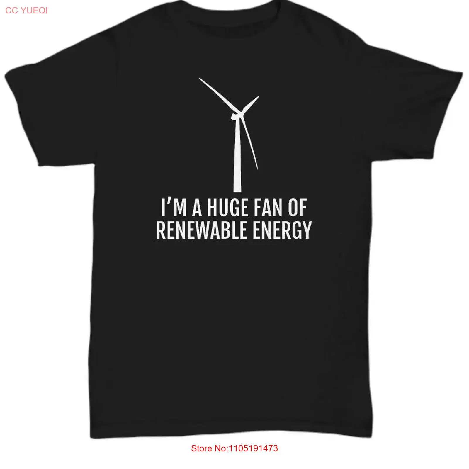 Wind Energy T Shirt Clean Clim - Renewable Energy Global review and price