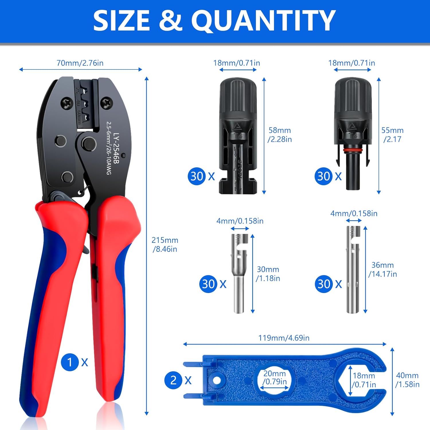 60PCS Solar Panel Connector Ki - Renewable Energy Us review and price