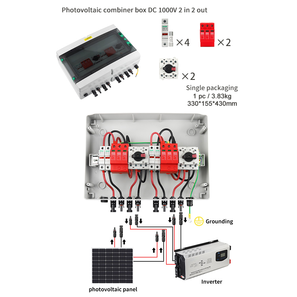 DIY GO Solar Photovoltaic 2 In - Solar Combiner Box review and price